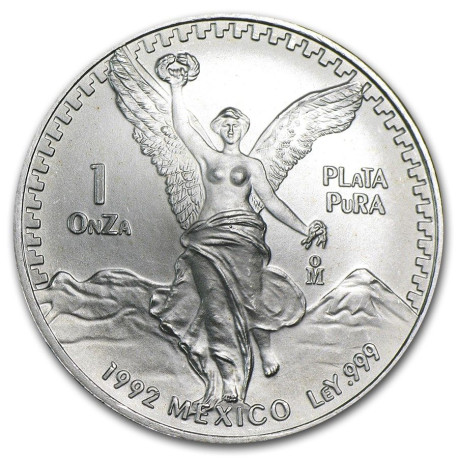 1 oz silver LIBERTAD 1992
