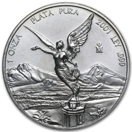 1 oz silver LIBERTAD 2001
