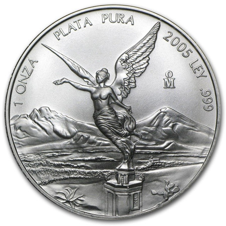 1 oz silver LIBERTAD 2005