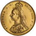 FULL GOLD SOVEREIGN 1887