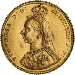 FULL GOLD SOVEREIGN 1887