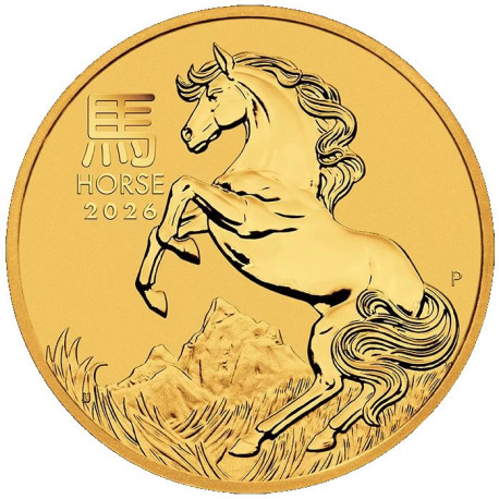 PM Lunar 3 SNAKE 1 oz GOLD 2025 BU $100 Australia