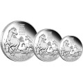 Australian Lunar Series III 2025 Year of the Snake Silver Proof Three-Coin Set