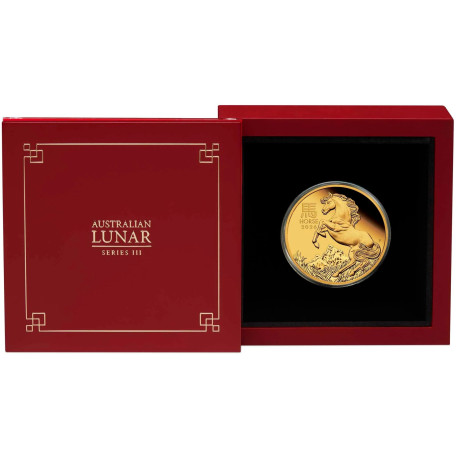 PM Lunar 3 SNAKE 1 oz GOLD 2025 BU $100 Australia
