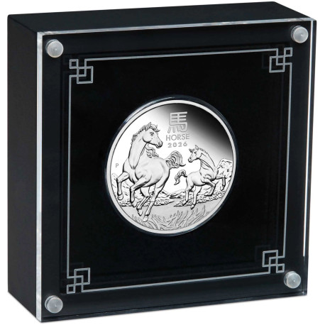 Australian Lunar Series III 2026 Year of the Horse 1oz Silver proof Coin BOX+COA
