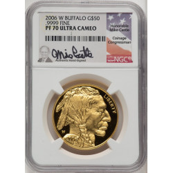 1 oz GOLD BUFFALO 2009 PROOF NGC PF 70 ULTRA CAMEO