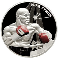 1 oz silver FLOYD MAYWEATHER 2024 Proof Coloured