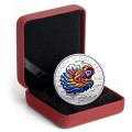 Canada Dragon Boat Festival 2017 High Relief Coloured Silver Proof Coin