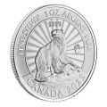 Canada 1 oz silver The MAJESTIC POLAR BEAR 2022 $5 bu