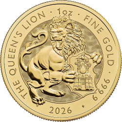 UK 1 oz gold TUDOR BEASTS 2025 GREYHOUND OF RICHMOND £100 bu