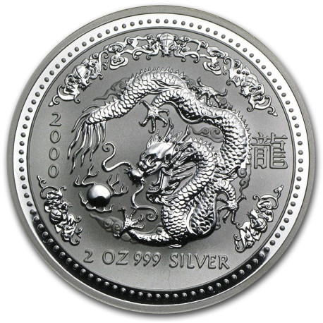 1 oz silver SOMALILAND DRAGON 2012