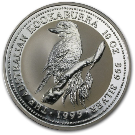 10 oz SILVER KOOKABURRA 1995 $10 BU