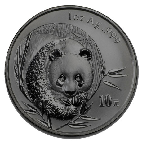 1 oz silver PANDA 2003 Y10 bu