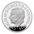 UK 2 OZ SILVER britannia 2024 £5 Proof 