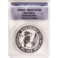 1 oz silver KOOKABURRA 1993 $1 bu