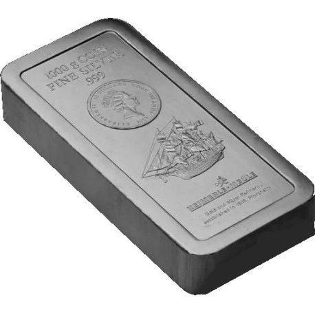 1 kilo silver BOUNTY Cook Islands 2020 $30