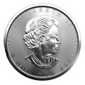 1 oz silver MAPLE LEAF 2021 $5