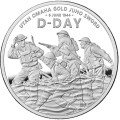 UK 1 oz silver D-DAY 80th Anniversary 2024 bu £1