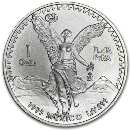 1 oz silver LIBERTAD 1993