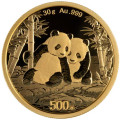 Gold CHINA PANDA 30 GR 2025 Yuan 500