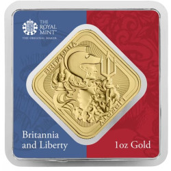 UK 1 oz gold QUEEN'S BEAST COMPLETER bar BU in TEP