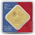 UK 1 oz gold QUEEN'S BEAST COMPLETER bar BU in TEP