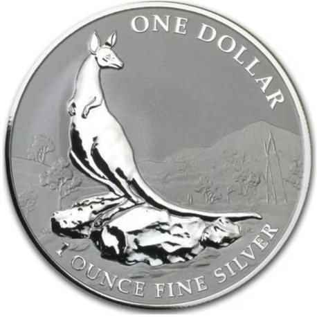 1 oz silver $1 KANGAROO 2013