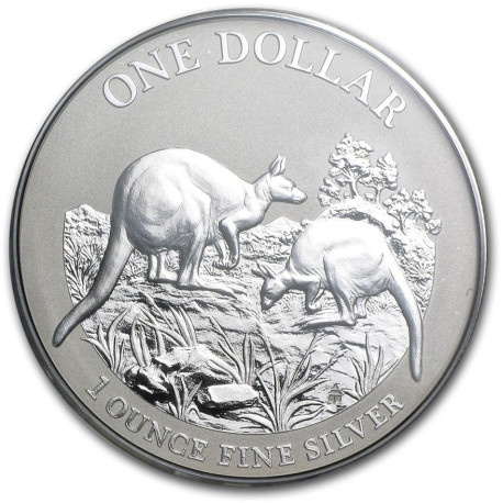 RAM 1 oz silver $1 KANGAROO 2013 BU