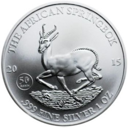 1 oz silver Springbok 2016 Gabon
