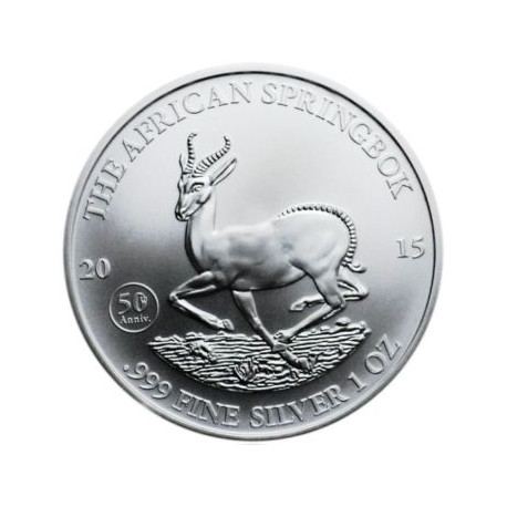 1 oz silver Springbok 2016 Gabon