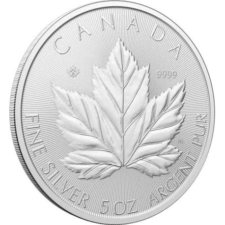 Canada 5 oz silver GRAND MAPLE LEAF 2026 $25 bu