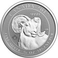 3/4 oz Canadian Silver BIG HORN SHEEP 2017 $2 BU