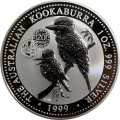1 oz silver KOOKABURRA 1999 $1 Privy LUXEMBURG bu