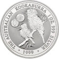 1 oz silver KOOKABURRA 1999 $1 Privy AUSTRIA bu