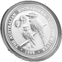1 oz silver KOOKABURRA 1999 $1 Privy EIRE bu