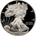 1 oz silver U.S. Silver EAGLE 2000 $1 bu in capsule