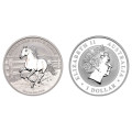 1 oz silver AUSTRALIAN STOCK HORSE 2014 PCGS MS69