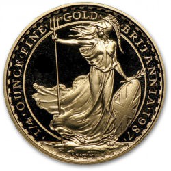 1/4 oz gold BRITANNIA 1987