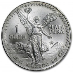 1 oz silver LIBERTAD 1990