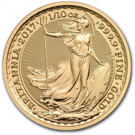 1/10 oz gold BRITANNIA 2016