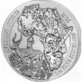 1 oz ARGENT RWANDA ANTELOPE 2014