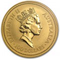 1 oz gold NUGGET 1990 RED KANGAROO