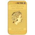 Perth Mint 1 oz RECTANGLE DRAGON BAR 2018 GOLD