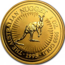 1 oz gold NUGGET 1995