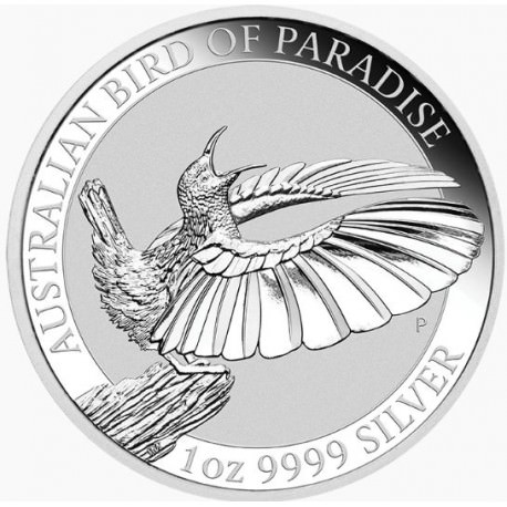 1 oz silver Bird of Paradise Victoria’s Riflebird 2018