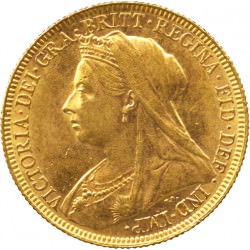 FULL GOLD SOVEREIGN 1895