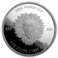 1 oz silver Mandala Lion 2018 Chad 5000 CFA