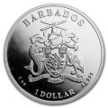 1 oz silver Caribbean Seahorse 2018 Barbaros
