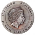 Rare Earth 2018 5oz Silver High Relief Patina Coin