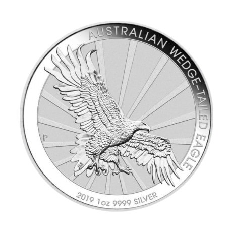 1 oz silver Perth Mint $1 WEDGE-TAILED EAGLE 2019